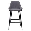 миниатюра Барный стул PUNCH серый кварц TRF-09/ экокожа антрацит RU-08 М-City №2