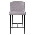 миниатюра Полубарный стул ARTEMIS серый, велюр G108-33 (H=65cm) М-City №2