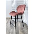 миниатюра Полубарный стул MARCEL BLUVEL-52 PINK (H=65cm), велюр М-City №2