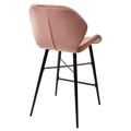 миниатюра Полубарный стул MARCEL BLUVEL-52 PINK (H=65cm), велюр М-City №4