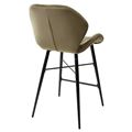 миниатюра Полубарный стул MARCEL BLUVEL-77 ASH GREEN (H=65cm), велюр М-City №3