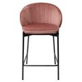 миниатюра Полубарный стул WENDY BLUVEL-52 PINK (H=65cm), велюр М-City №2