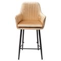 миниатюра Полубарный стул Роден Blitz 04 Бежевый, велюр (H=65cm) M-City №3