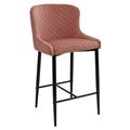 миниатюра Полубарный стул ARTEMIS BLUVEL-52 PINK (H=65cm), велюр М-City №1