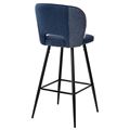 миниатюра Барный стул HADES TRF-06 полночный синий, ткань/ RU-03 синяя сталь, PU М-City №3
