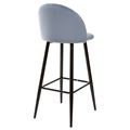 миниатюра Барный стул MALIBU пудровый синий, велюр G108-56 М-City №2
