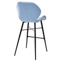 миниатюра Барный стул MARCEL TRF-10 небесно-голубой, ткань М-City №3