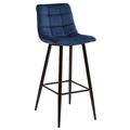 миниатюра Барный стул LECCO UF910-18 NAVY BLUE, велюр М-City №1