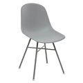 миниатюра Стул BONNIE 292-CPP L.GREY на металлическом каркасе  М-City №1