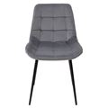 миниатюра Стул ХОФМАН, цвет темно-серый #H15, велюр / черный каркас 4 шт./1 к М-City №2