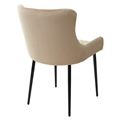 миниатюра Стул САЛЬЕРИ, цвет бежевый #C03, велюр / черный каркас М-City №2