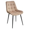 миниатюра Стул ХОФМАН, цвет капучино #H65, велюр / черный каркас 4 шт./1 к М-City №1