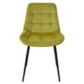 миниатюра Стул ХОФМАН, цвет оливковый #H25, велюр, 2шт./1к / черный каркас М-City №2