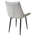 миниатюра Стул Осло Светло-серый Vivaldi #V06, велюр / черный каркас M-City №3