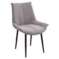 миниатюра Стул Осло Серый Vivaldi #V07, велюр / черный каркас M-City №1