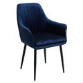 миниатюра Стул Роден Blitz 20 Синий, велюр / черный каркас M-City №1