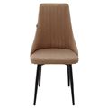 миниатюра Стул Руссо Premier 08 Светло-коричневый, велюр / черный каркас M-City №3