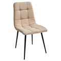 миниатюра Стул ДИЛАН, цвет бежевый, ткань / черный каркас М-City №1
