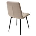 миниатюра Стул ДИЛАН, цвет кремовый, ткань / черный каркас М-City №2