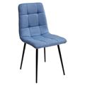 миниатюра Стул ДИЛАН, цвет синий #24, ткань / черный каркас М-City №1