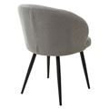 миниатюра Стул Зефир Teddy 024 Серый, велюр / черный каркас M-City №3