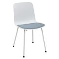 миниатюра Стул SLEEK F10FA WHITE - BLUE М-City №1