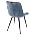 миниатюра Стул MONACO 912-05 голубой, велюр/черный каркас M-City №2