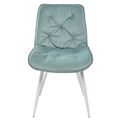 миниатюра Стул MONACO UF910-15 LIGHT GREEN, велюр/белый каркас M-City №2