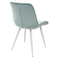 миниатюра Стул MONACO UF910-15 LIGHT GREEN, велюр/белый каркас M-City №3