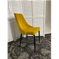 миниатюра Стул NEPAL BLUVEL-68 YELLOW/ черный каркас, велюр M-City №4
