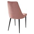 миниатюра Стул NEPAL-P РОЗОВЫЙ #15, велюр/ черный каркас М-City №2