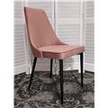 миниатюра Стул NEPAL-P РОЗОВЫЙ #15, велюр/ черный каркас М-City №4