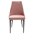 миниатюра Стул NEPAL-P РОЗОВЫЙ #15, велюр/ черный каркас М-City №3