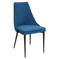 миниатюра Стул NEPAL-P СИНИЙ ГЕКСАГОН, велюр 54/ 795/ черный каркас М-City №1
