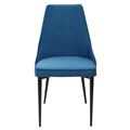 миниатюра Стул NEPAL-P СИНИЙ ГЕКСАГОН, велюр 54/ 795/ черный каркас М-City №3