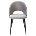 миниатюра Стул MAX светло-серый #26, велюр / черный каркас М-City №2