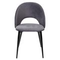 миниатюра Стул MAX серый #27, велюр / черный каркас М-City №2