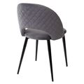 миниатюра Стул MAX серый #27, велюр / черный каркас М-City №3