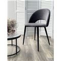 миниатюра Стул MAX серый #27, велюр / черный каркас М-City №5