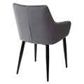 миниатюра Стул HECTOR BLUVEL-14 GREY, велюр/ черный каркас М-City №2