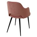 миниатюра Стул FANTINE-LA РОЗОВЫЙ #15, велюр / черный каркас М-City №2