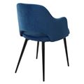 миниатюра Стул FANTINE-LA СИНИЙ #29, велюр / черный каркас М-City №2