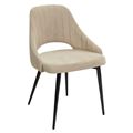 миниатюра Стул FANTINE-LS БЕЖЕВЫЙ #5, велюр / черный каркас М-City №1