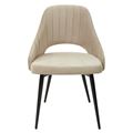 миниатюра Стул FANTINE-LS БЕЖЕВЫЙ #5, велюр / черный каркас М-City №2
