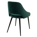 миниатюра Стул FANTINE-LS ЗЕЛЕНЫЙ #19, велюр / черный каркас М-City №3