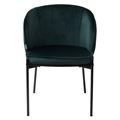 миниатюра Стул DIANA BLUVEL-78 GREEN, велюр/ черный каркас М-City №2