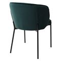 миниатюра Стул DIANA BLUVEL-78 GREEN, велюр/ черный каркас М-City №3