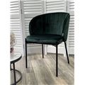 миниатюра Стул DIANA BLUVEL-78 GREEN, велюр/ черный каркас М-City №4