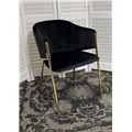 миниатюра Стул DILL BLUVEL-19 BLACK, велюр/ золотой каркас, М-City №8
