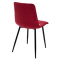 миниатюра Стул DUBLIN G108-38 винный/ черный каркас, велюр М-City №3